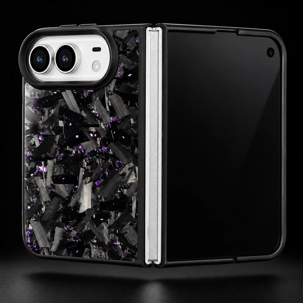 DUO Bold Forged Carbon Fiber iPhone Case — Purple