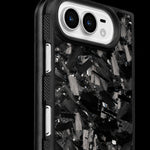 DUO Bold Forged Carbon Fiber iPhone Case — Silver - Carbon Conceptz - iPhone Case