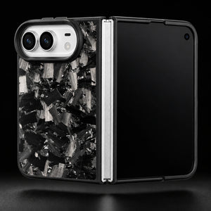 DUO Bold Forged Carbon Fiber iPhone Case — Silver - Carbon Conceptz - iPhone Case
