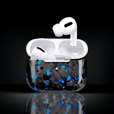 Forged Carbon Fiber AirPods Case | Blue - Carbon Conceptz - 