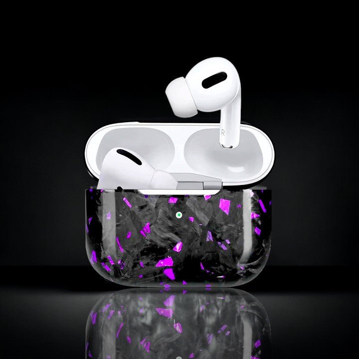 Forged Carbon Fiber AirPods Case | Purple - Carbon Conceptz - 