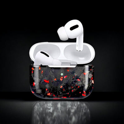 Forged Carbon Fiber AirPods Case | Red - Carbon Conceptz - 