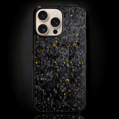 FORGED Carbon Fiber iPhone Case - Gold Forged - Carbon Conceptz - Phone Holders & Mounts