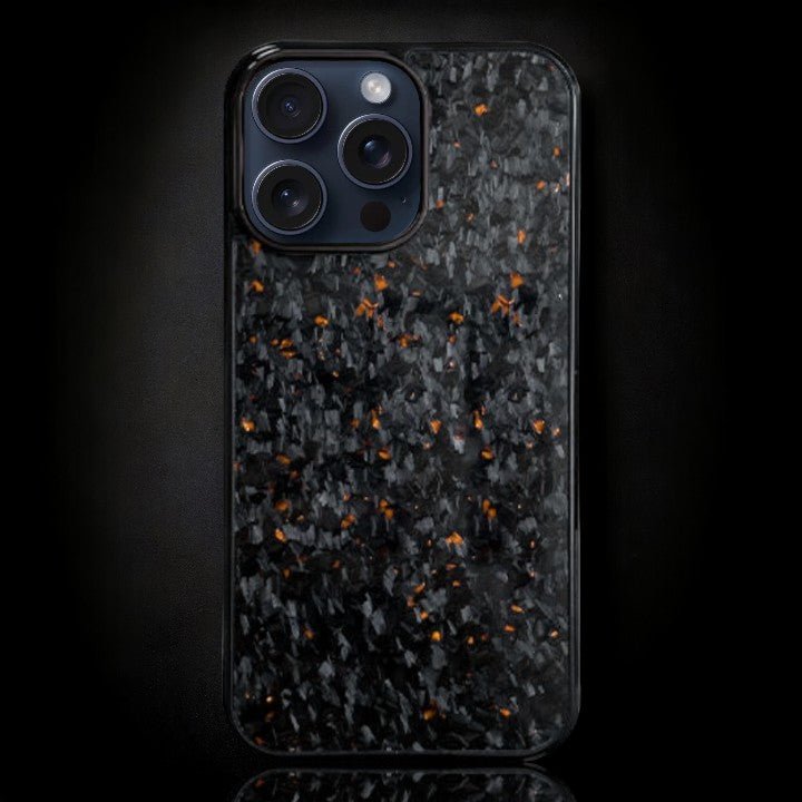 FORGED Carbon Fiber iPhone Case - Orange Forged - Carbon Conceptz - Phone Holders & Mounts