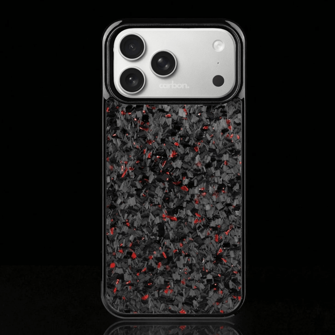 FORGED Carbon Fiber iPhone Case - Red Forged - Carbon Conceptz - Phone Holders & Mounts