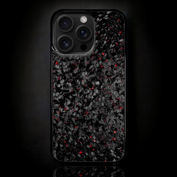 FORGED Carbon Fiber iPhone Case - Red Forged - Carbon Conceptz - Phone Holders & Mounts