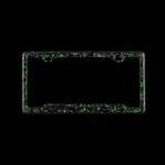 Forged Carbon Fiber License Plate - Green - Carbon Conceptz - 