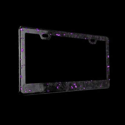 Forged Carbon Fiber License Plate - Purple Forged - Carbon Conceptz - 