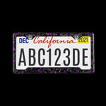 Forged Carbon Fiber License Plate - Purple Forged - Carbon Conceptz - 