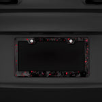 Forged Carbon Fiber License Plate - Red Forged - Carbon Conceptz - 