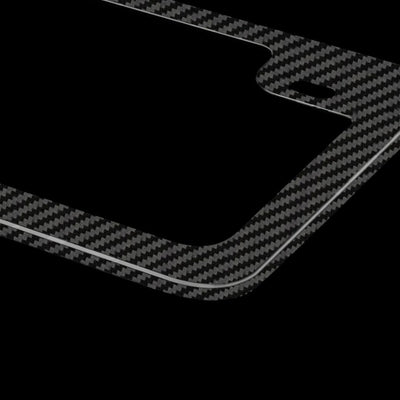 Forged Carbon Fiber Motorcycle License Plate Frame | Classic Twill - Carbon Conceptz - 