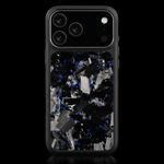 Fusion Bold Forged Carbon Fiber iPhone Case — Black / Blue - Carbon Conceptz - iPhone Case