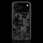 Fusion Bold Forged Carbon Fiber iPhone Case — Black / Blue & Gold - Carbon Conceptz - iPhone Case