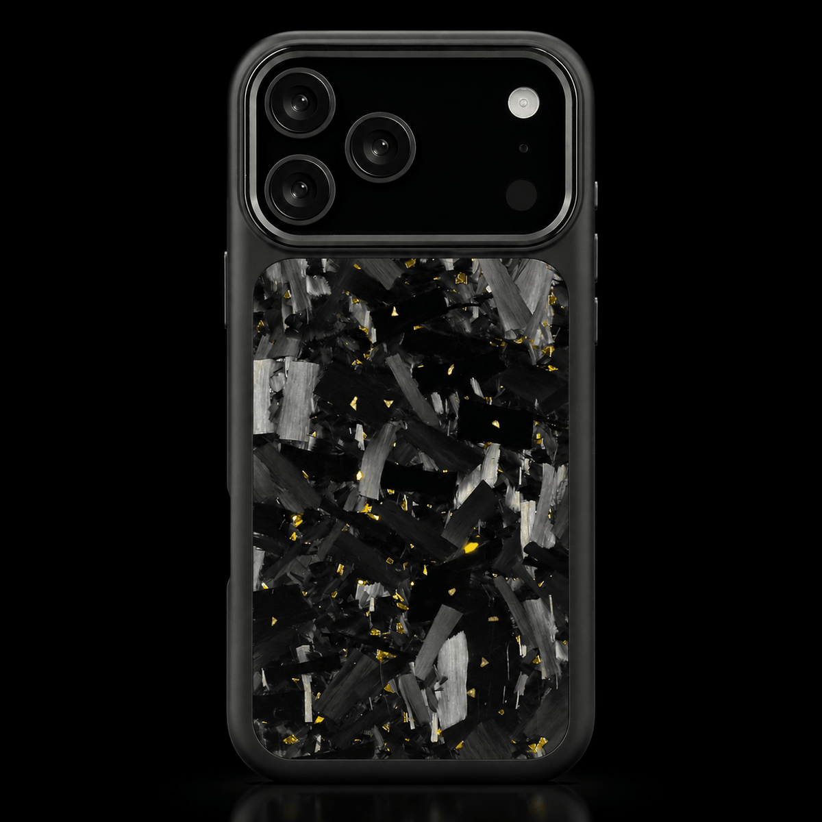 Fusion Bold Forged Carbon Fiber iPhone Case — Black / Gold - Carbon Conceptz - iPhone Case