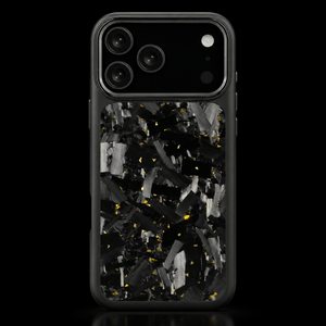 Fusion Bold Forged Carbon Fiber iPhone Case — Black / Gold - Carbon Conceptz - iPhone Case