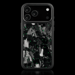 Fusion Bold Forged Carbon Fiber iPhone Case — Black / Green - Carbon Conceptz - iPhone Case