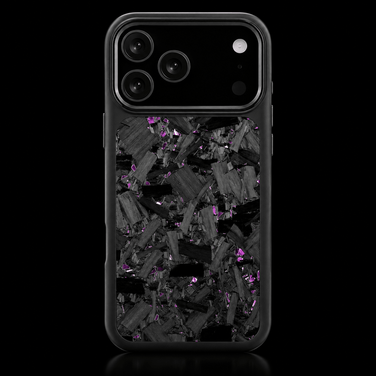 Fusion Bold Forged Carbon Fiber iPhone Case — Black / Purple - Carbon Conceptz - iPhone Case