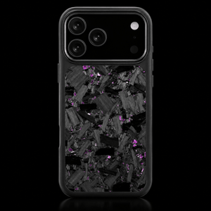Fusion Bold Forged Carbon Fiber iPhone Case — Black / Purple - Carbon Conceptz - iPhone Case