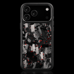 Fusion Bold Forged Carbon Fiber iPhone Case — Black / Red - Carbon Conceptz - iPhone Case