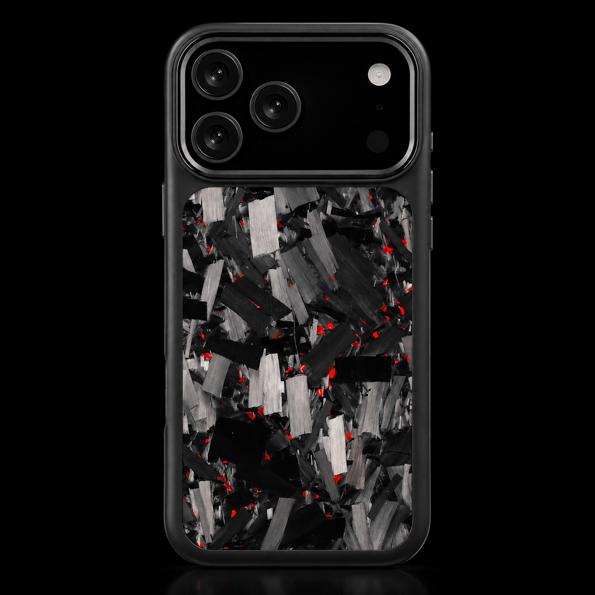 Fusion Bold Forged Carbon Fiber iPhone Case — Black / Red - Carbon Conceptz - iPhone Case