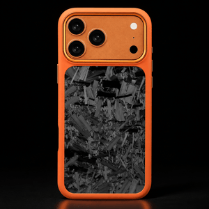 Fusion Bold Forged Carbon Fiber iPhone Case — Orange - Carbon Conceptz - iPhone Case