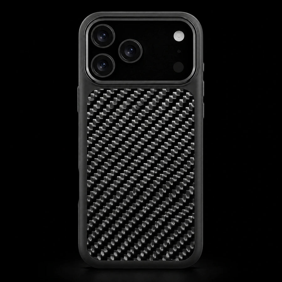 Fusion Classic Carbon Fiber iPhone Case — Black