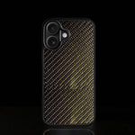 Gold Classic Carbon Fiber iPhone Case - Carbon Conceptz - 