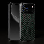 Green Classic Carbon Fiber iPhone Case - Carbon Conceptz - 