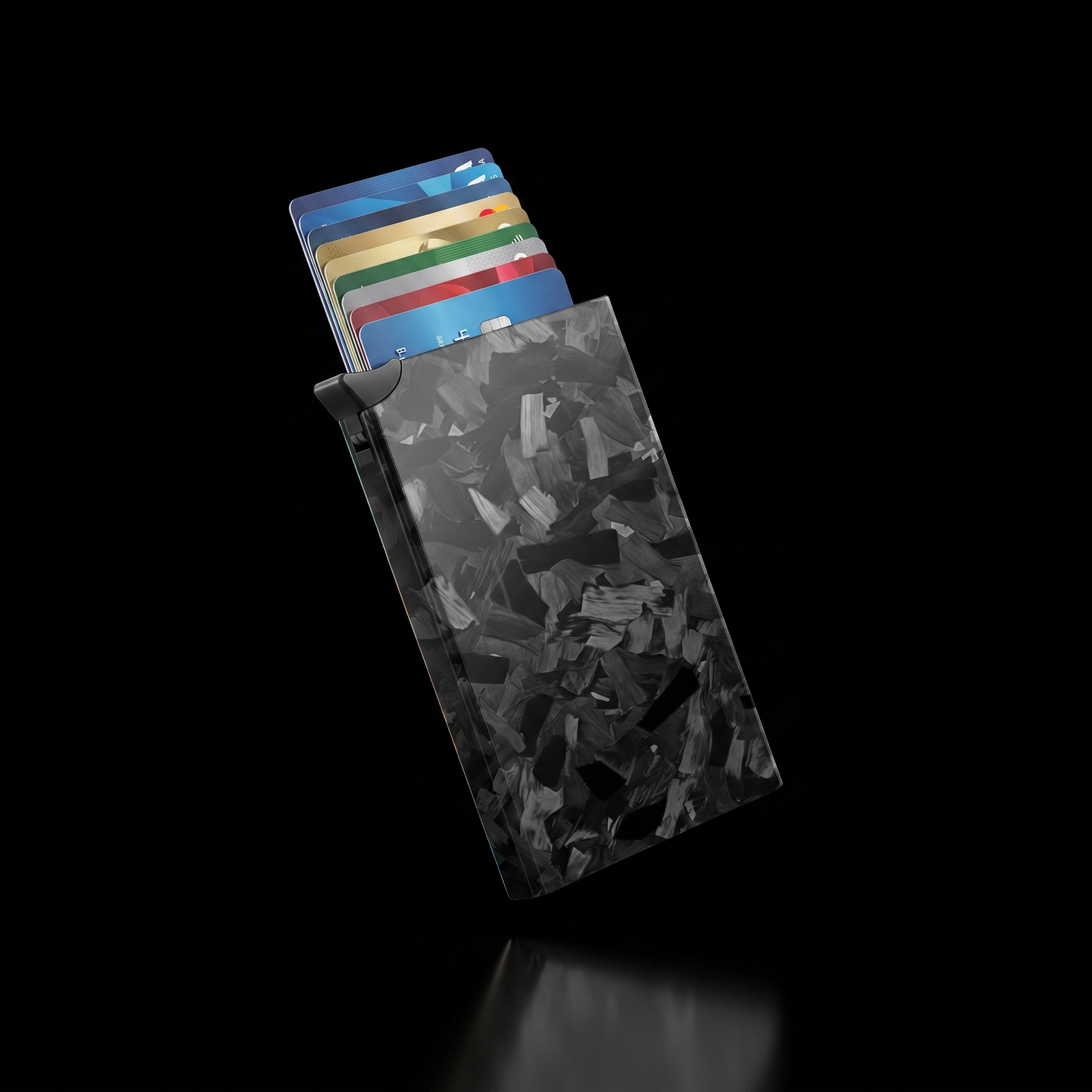 Forged Black cardholder