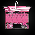 The Pivot Ghost Pink — backlit keyboard and trackpad top view