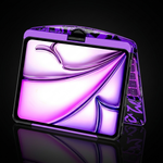 The Pivot Ghost Purple — folded tent mode