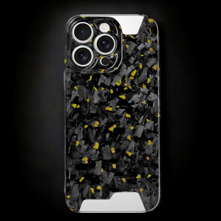 Skeletal Gold Forged Carbon iPhone Case - Carbon Conceptz - Phone Holders & Mounts