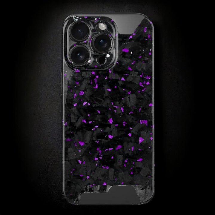 Skeletal Purple Forged Carbon iPhone Case - Carbon Conceptz - Phone Holders & Mounts