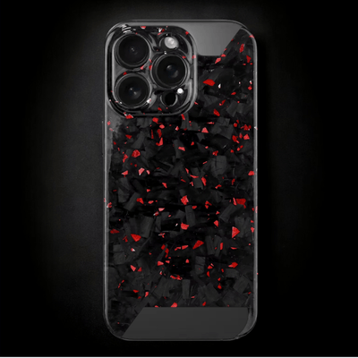 Skeletal Red Forged Carbon iPhone Case - Carbon Conceptz - Phone Holders & Mounts