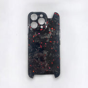 Skeletal Red Forged Carbon iPhone Case - Carbon Conceptz - Phone Holders & Mounts