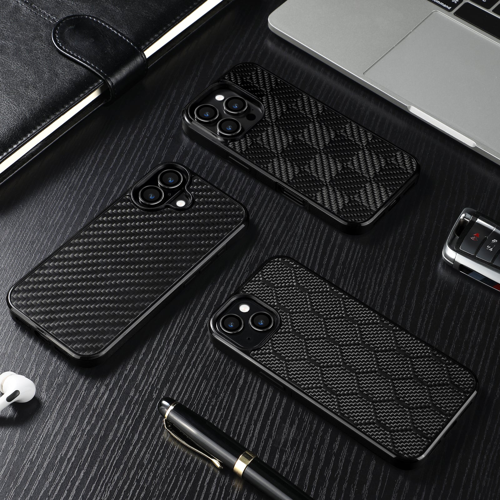 Stealth Grid Carbon Fiber iPhone Case | Limited Edition - Carbon Conceptz - Phone Holders & Mounts