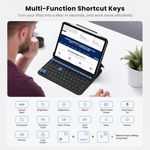 The Feather™ iPad Keyboard Case — Black - Carbon Conceptz - iPad Keyboard Case
