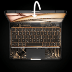 The Pivot™ iPad Keyboard Case — Ghost Black - Carbon Conceptz - iPad Keyboard Case