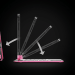 The Pivot™ iPad Keyboard Case — Ghost Pink - Carbon Conceptz - iPad Keyboard Case