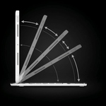 The Pivot™ iPad Keyboard Case — Ghost White - Carbon Conceptz - iPad Keyboard Case