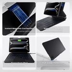 The Snap™ iPad Keyboard Case — Black - Carbon Conceptz - iPad Keyboard Case