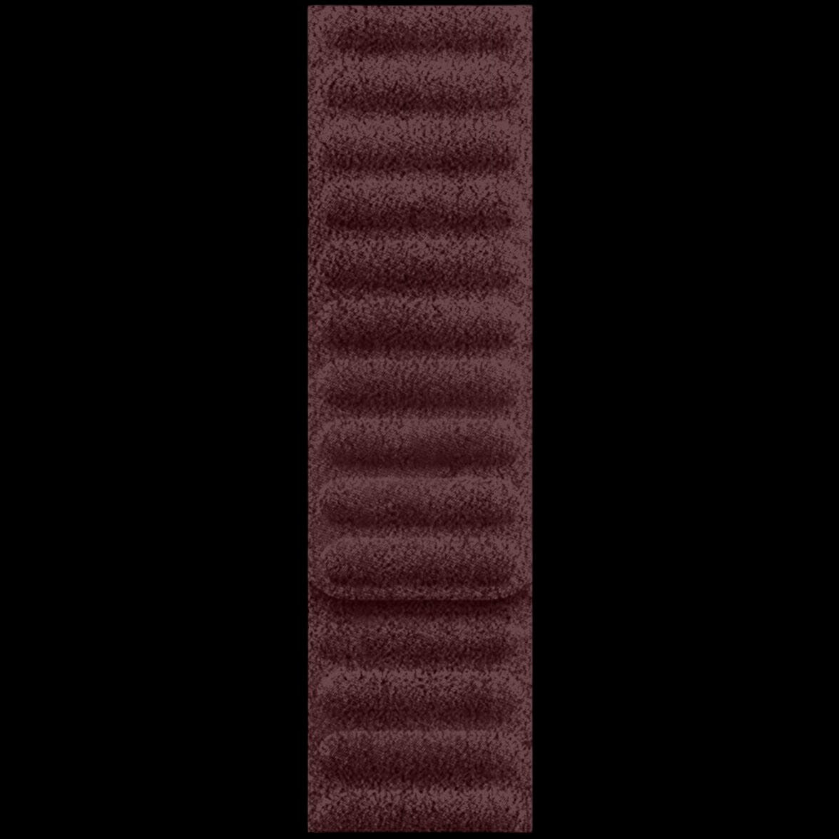 Wine Red Alcantara Magnetic Watch Band | Apple Watch - Carbon Conceptz - 