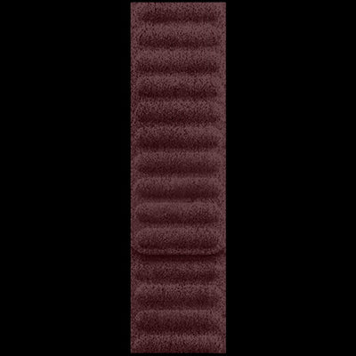 Wine Red Alcantara Magnetic Watch Band | Apple Watch - Carbon Conceptz - 
